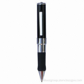 Pen recorder with high-quality VGA video recorder with voice, OEM orders are welcome